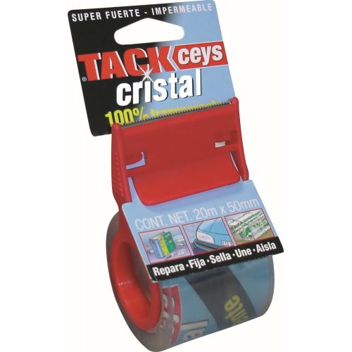 CEYS CINTA CRISTAL CON CORTADOR 20MX50MM